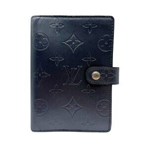 Louis Vuitton Blue Monogram Medium Ring Agenda Cover